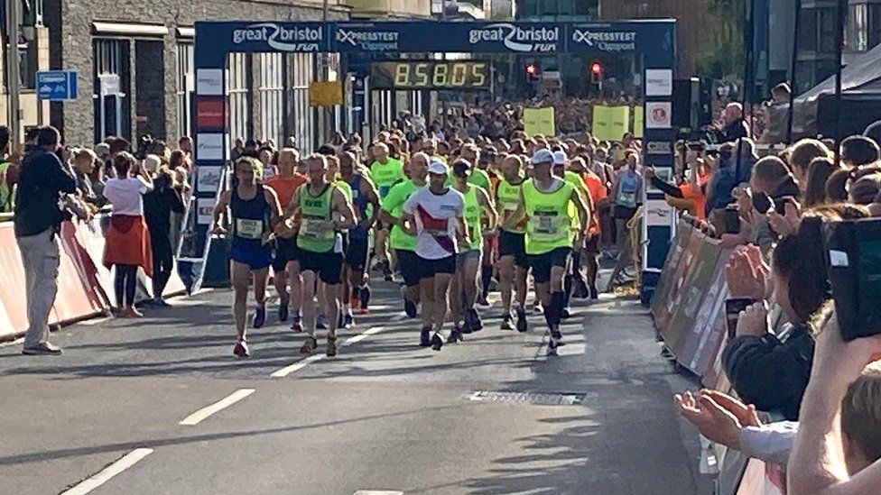 Start of the Great Bristol Run