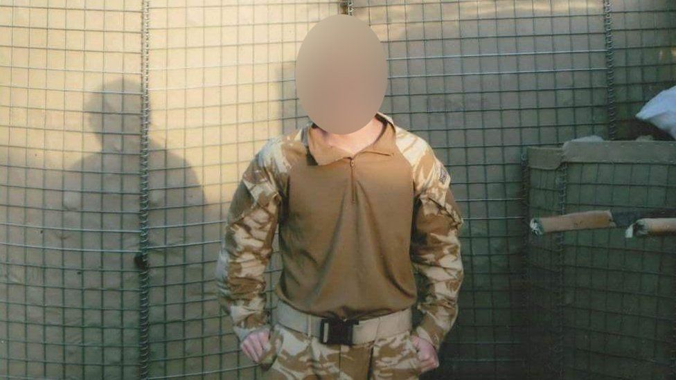 Ahmad in army uniform