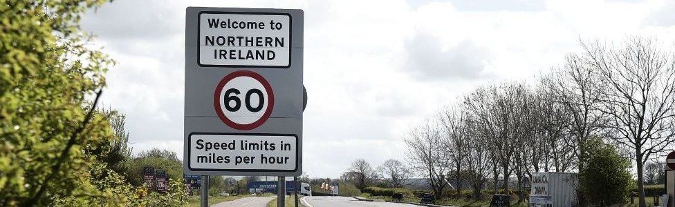 Welcome to Northern Ireland sign