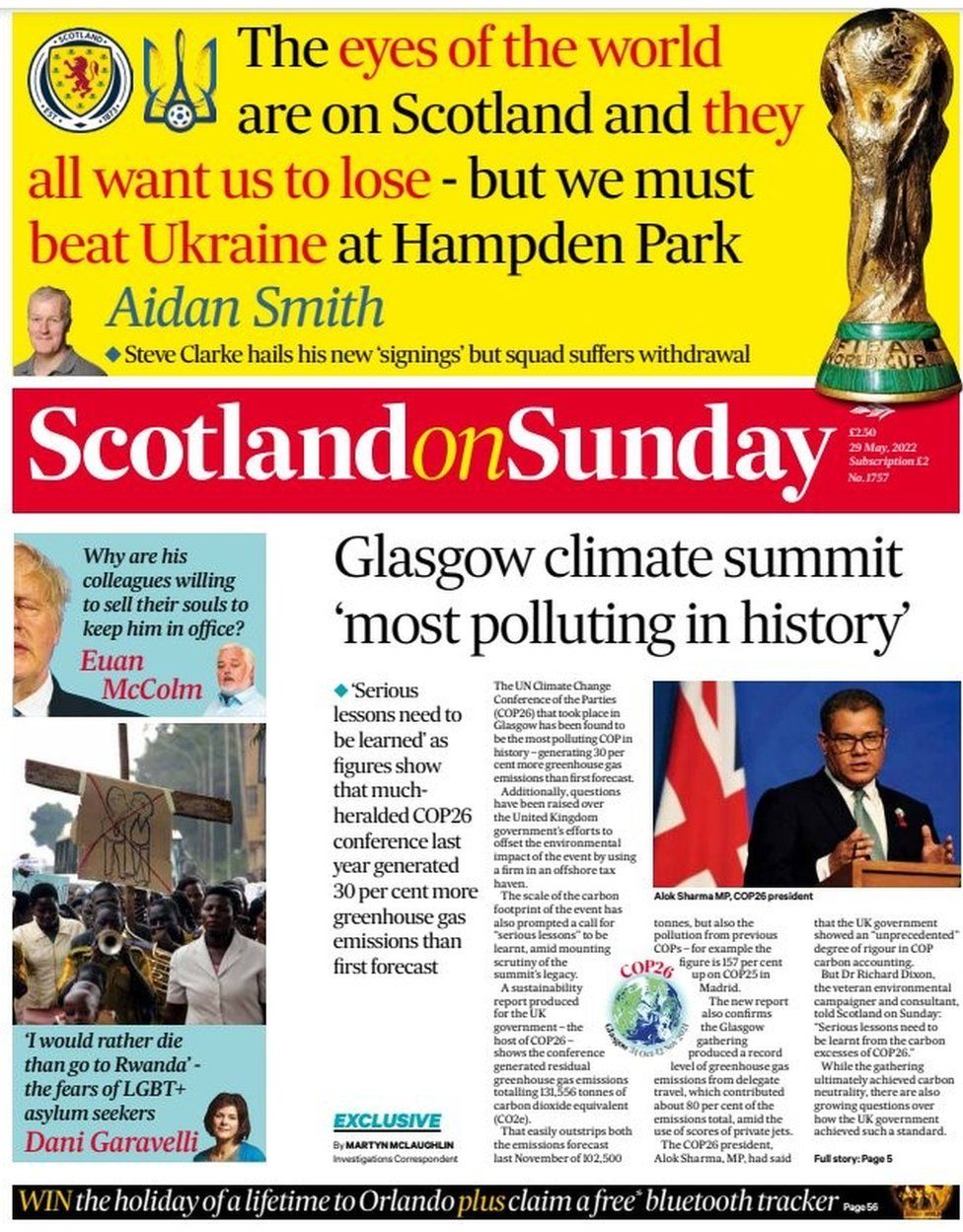 Scotland's Papers: Tory Party Unrest And Eco Grants Fuel Land Rush ...