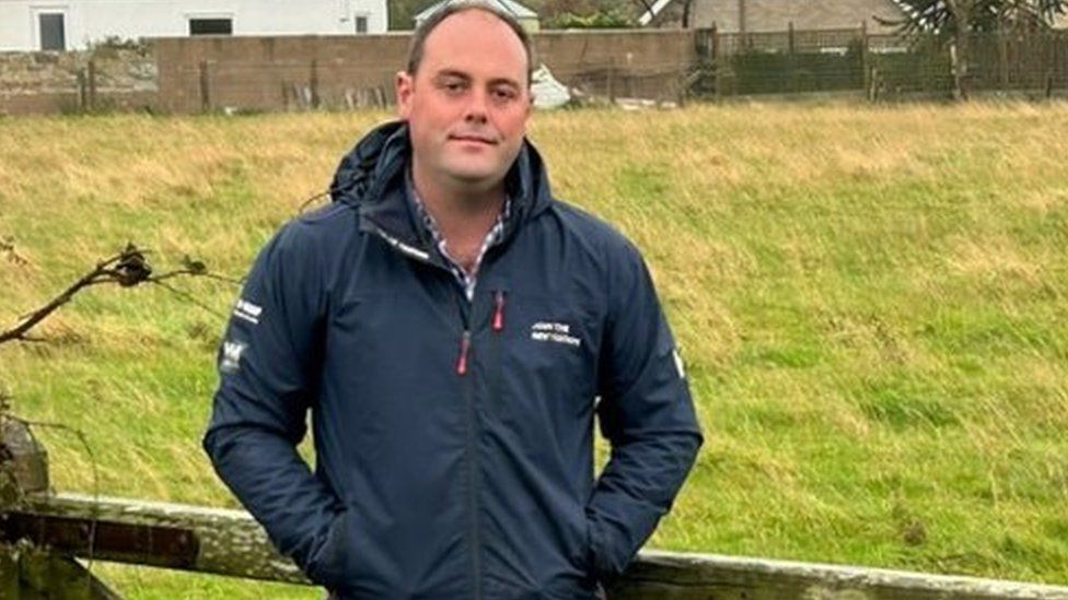 Guy Renner-Thompson at the site where nine new affordable homes will be built in North Sunderland