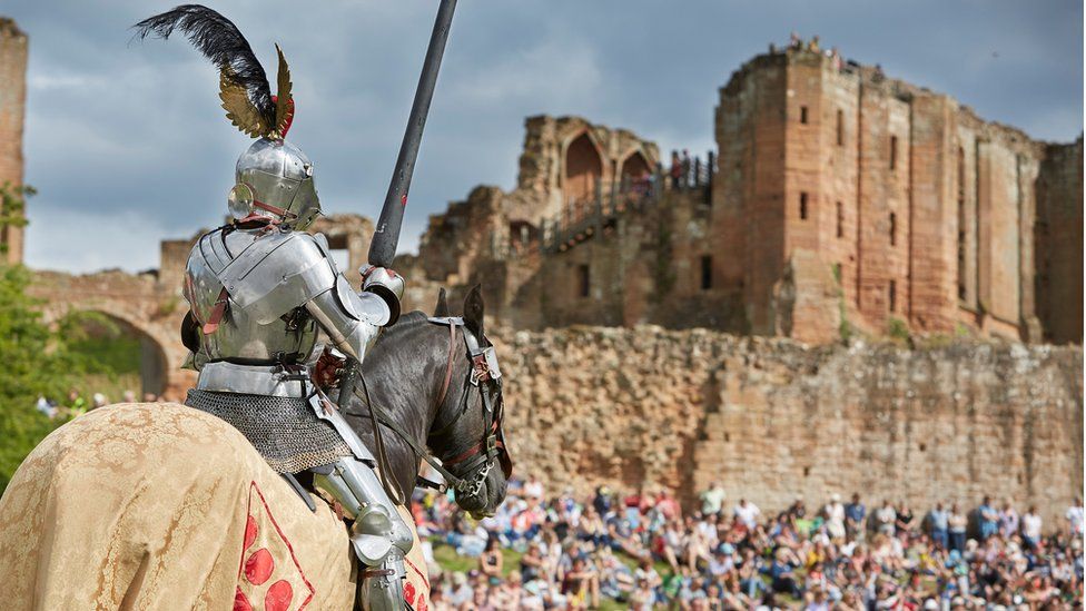 A jousting tournament