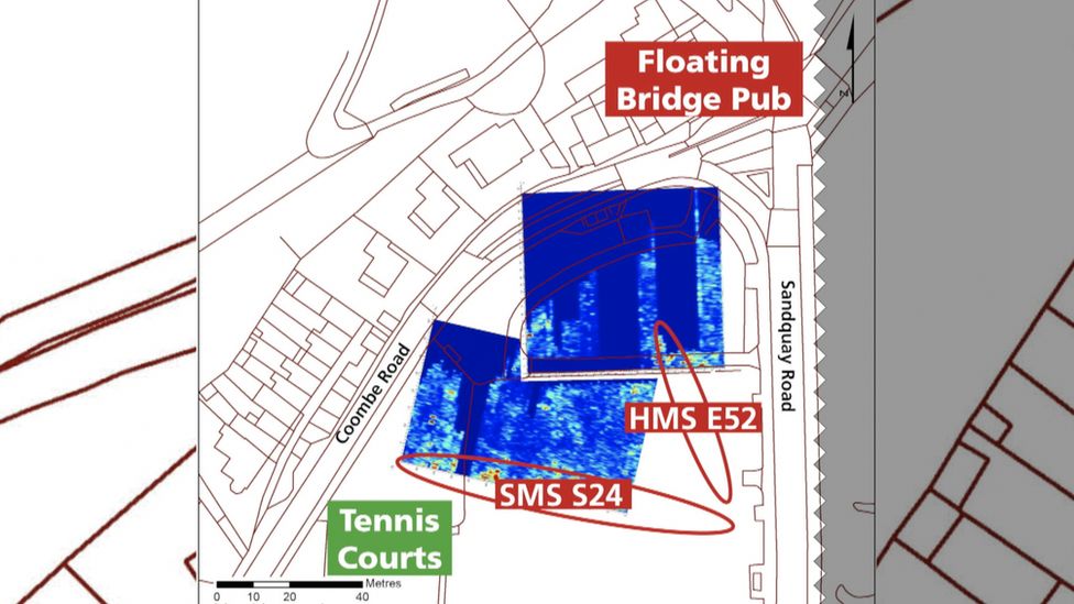 Graphic map of the area