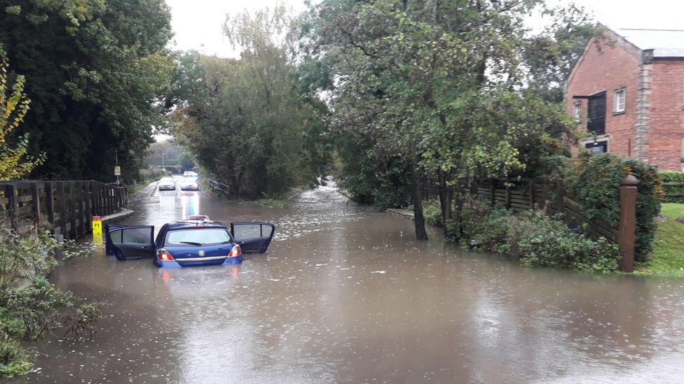 East Midlands flooding Events cancelled and roads blocked BBC News