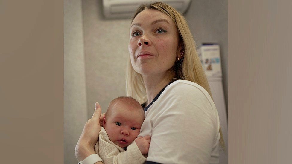 Yulia Balahura and daughter, Mia