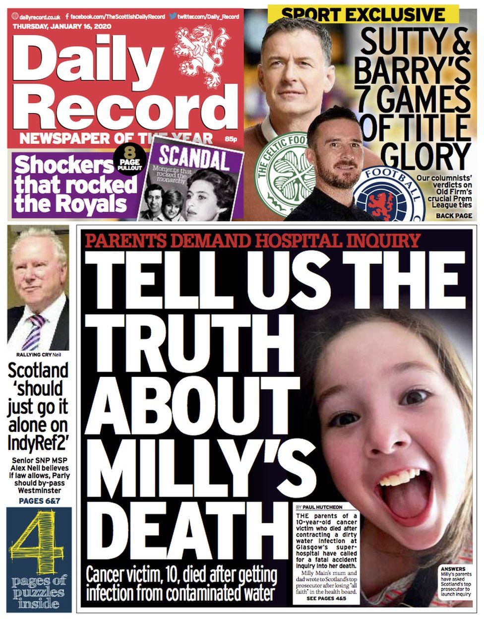 Scotland's papers: Carlaw's leadership vow and education inquiry - BBC News