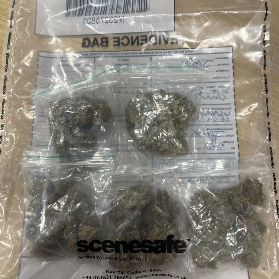 Cannabis found on Deliveroo rider