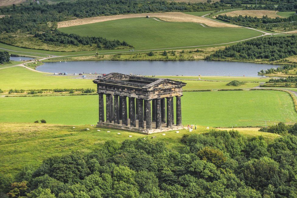Penshaw Monument Greenbelt Homes Opposed Bbc News