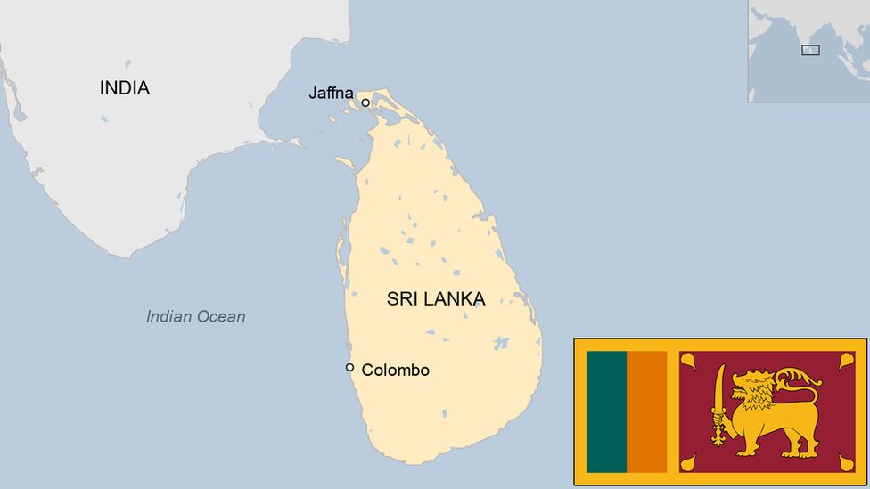 Sri Lanka S Central Bank Urges China And India To Reduce Its Debts    129043273 Bbcm Sri Lanka Country Profile Map 170323 