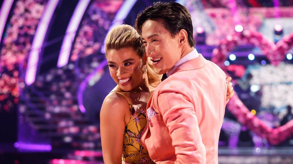 Molly Rainford and Carlos Gu on Strictly Come Dancing
