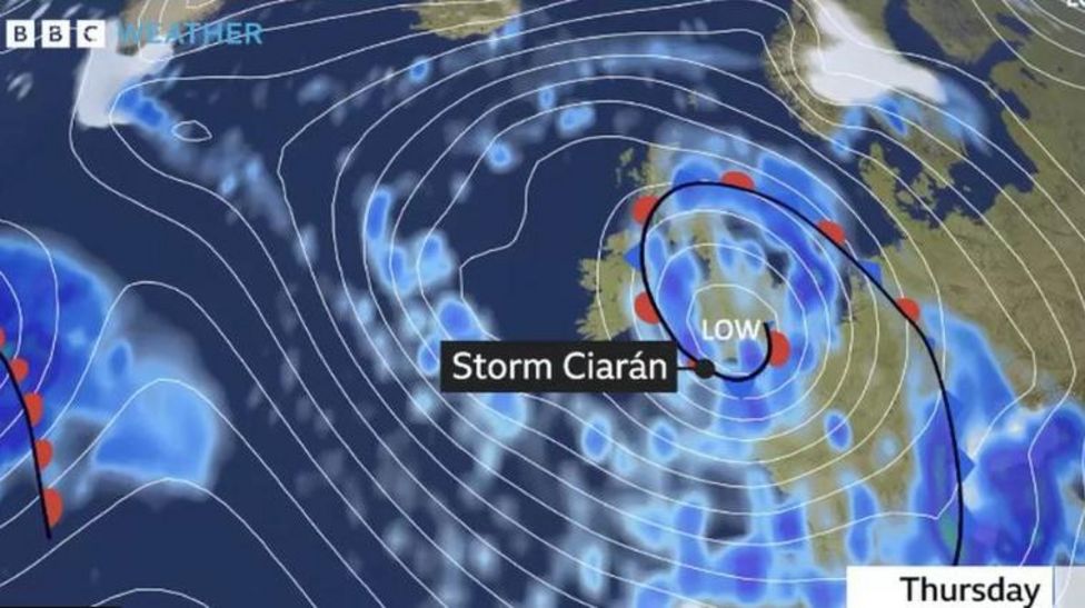 Storm Ciarán: Jersey Residents Urged To Stay Home - BBC News