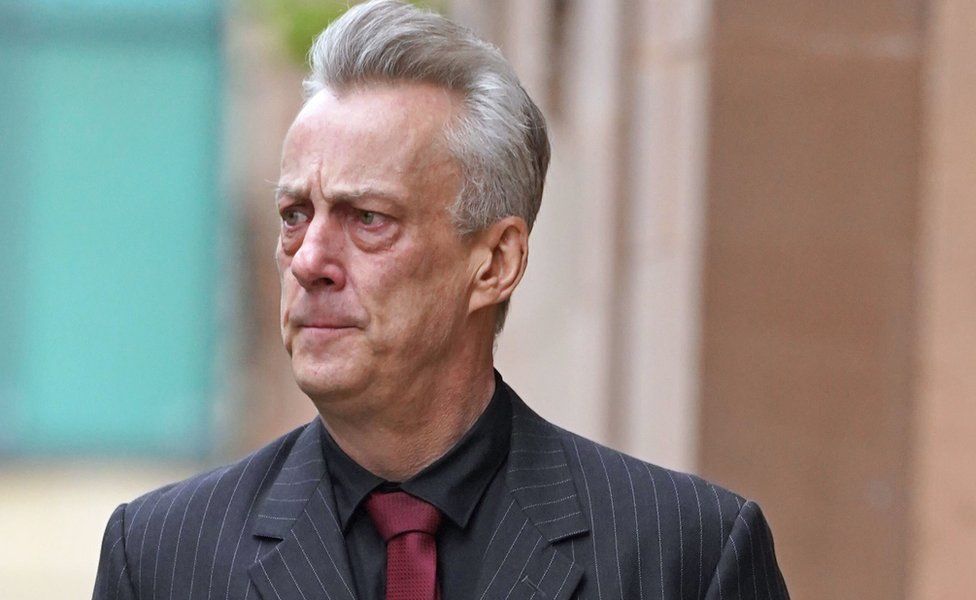 Actor Stephen Tompkinson arriving at Newcastle Crown Court