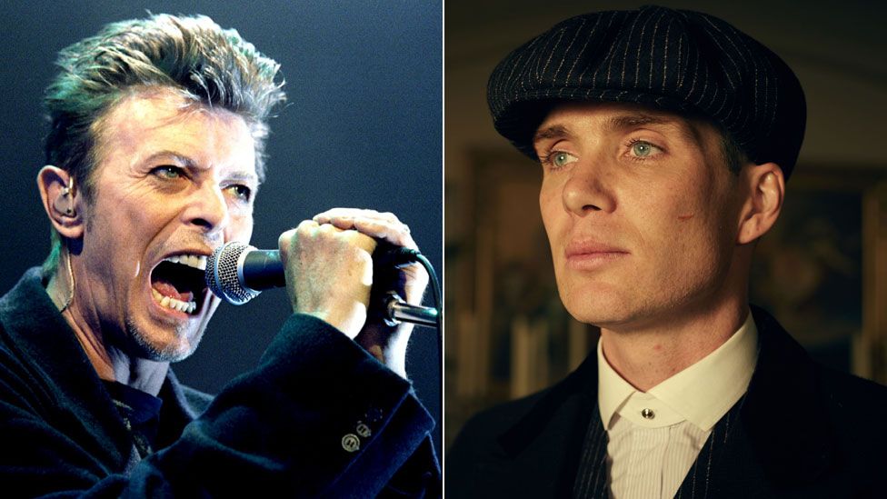 David Bowie and Cillian Murphy in Peaky Blinders