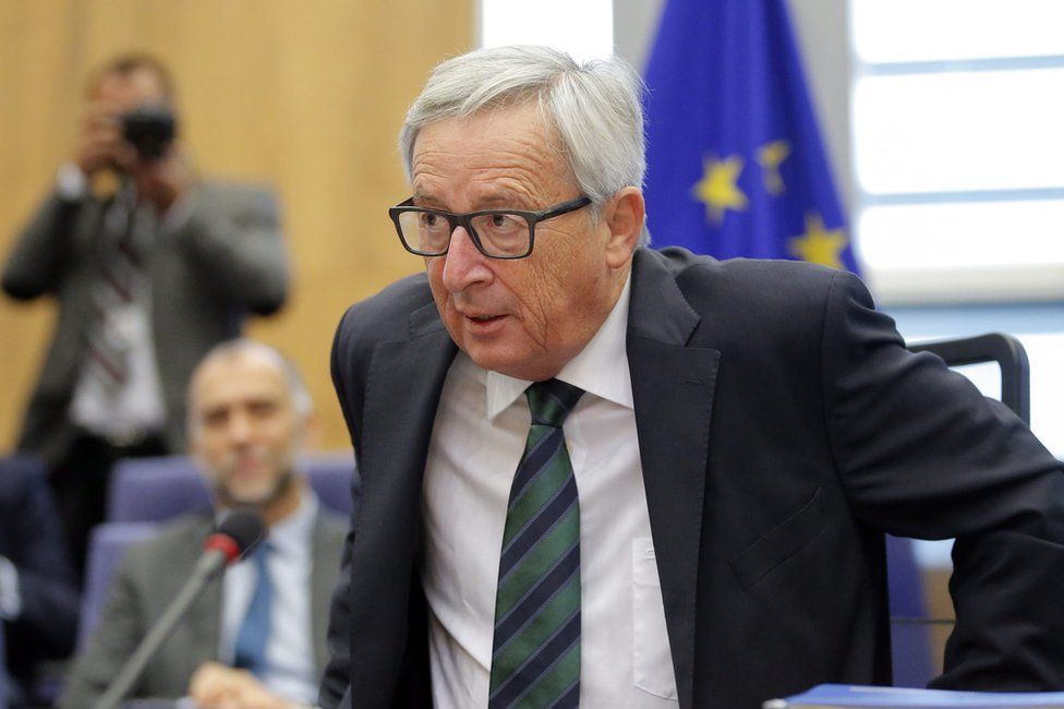 EU Commission President Jean-Claude Juncker in Brussels, 9 November