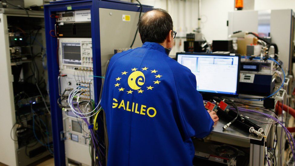 A Galileo scientist working in the Netherlands