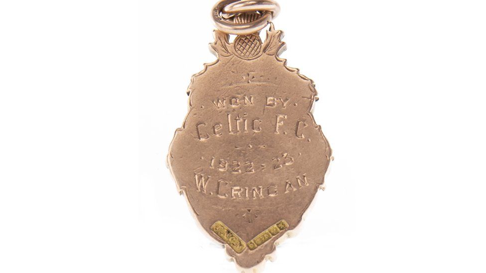 Scottish Cup medal won in 1923