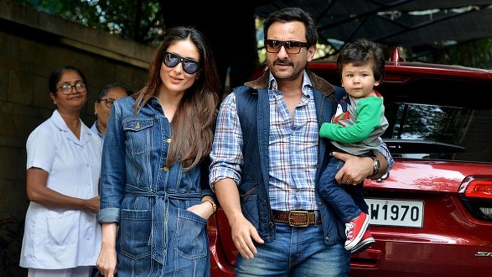 Saif Ali Khan and Kareena Kapoor Khan with their son Taimur
