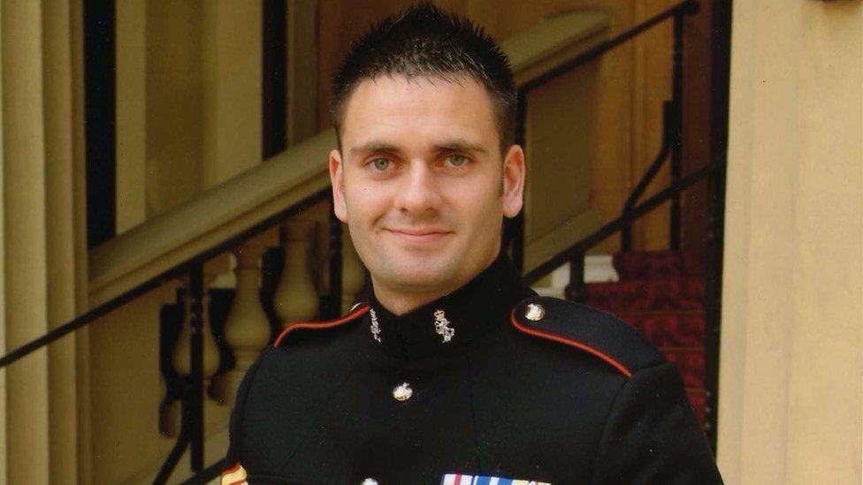 Corporal Adam Miller was described as showing "icy nerve and professional dedication"