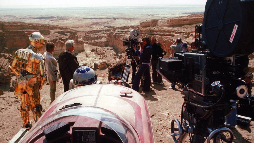 Star Wars filming in Tunisian desert