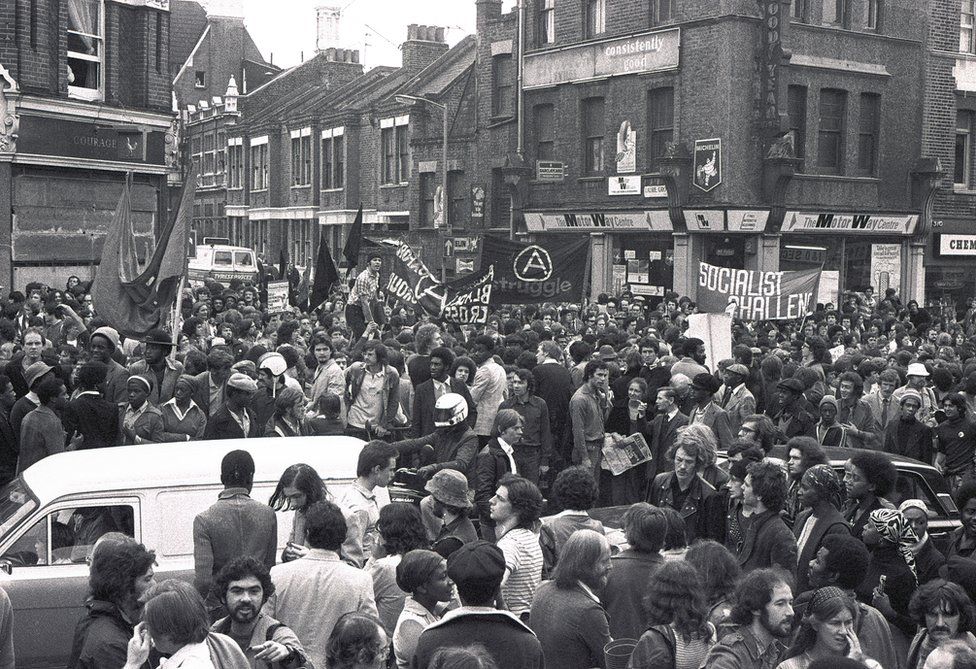 A look back at the Battle of Lewisham - BBC News