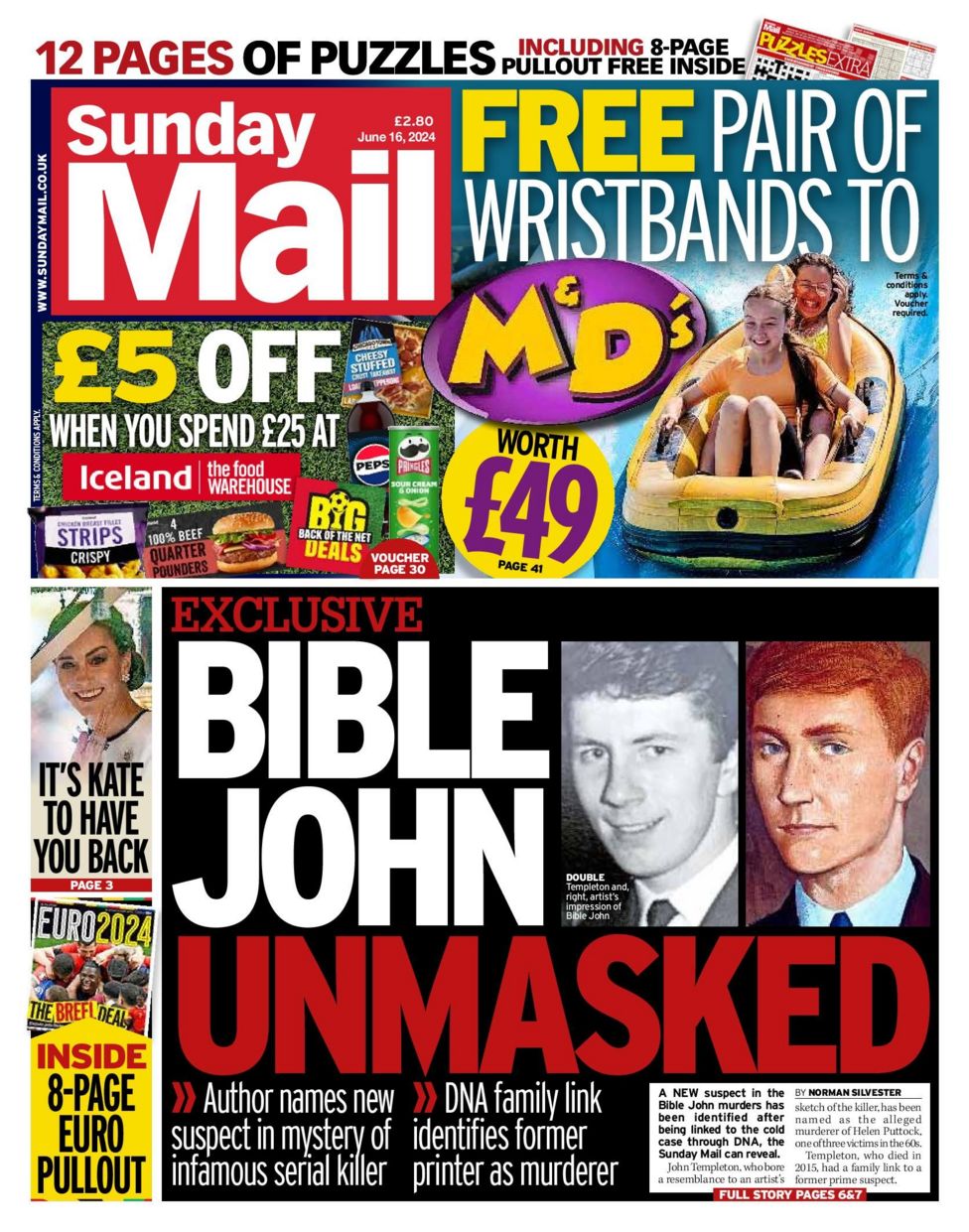 Scotland's papers: Kate returns to duty and Bible John 'unmasked' - BBC ...