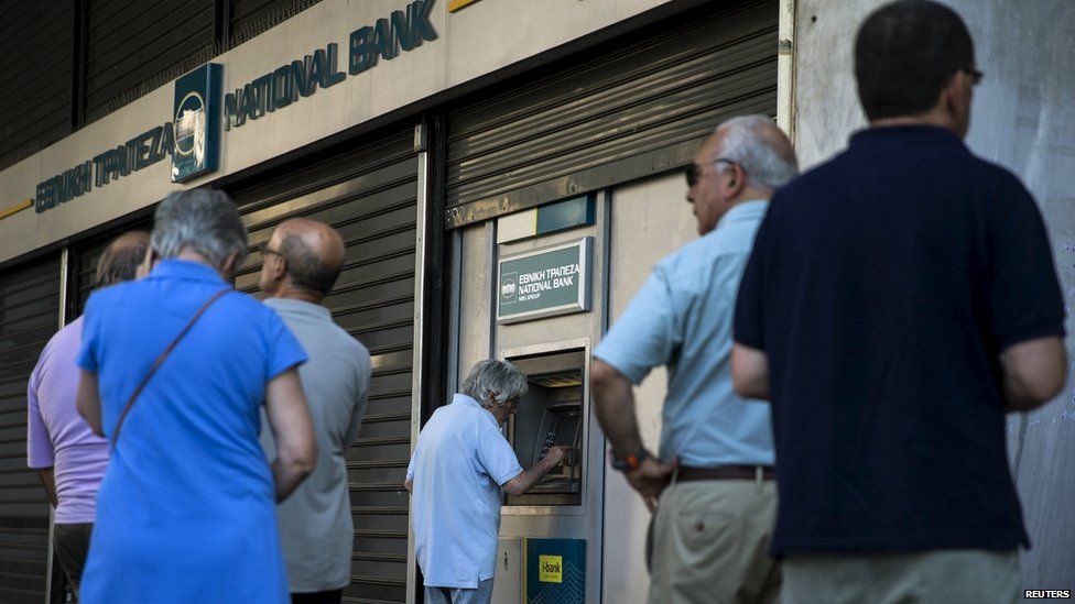 Cashpoint in Athens - file pic