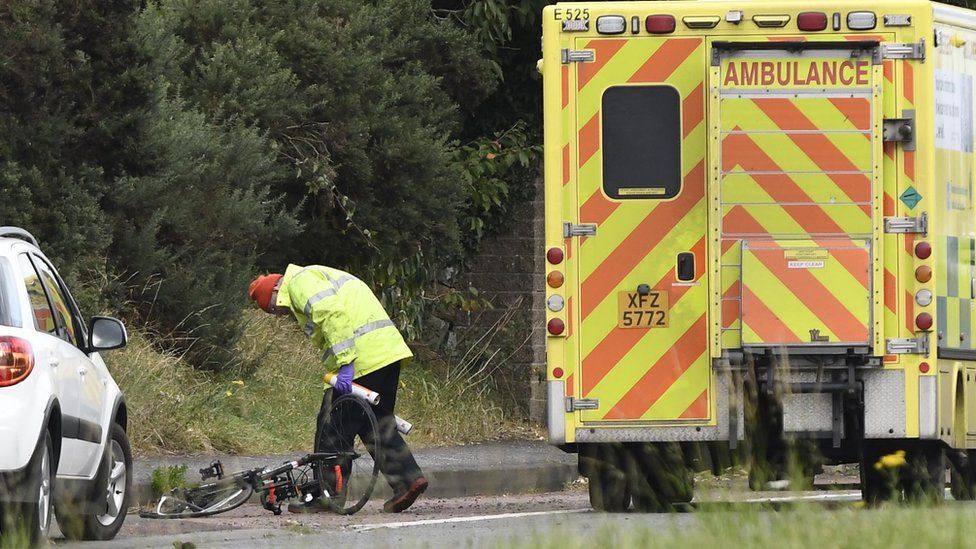 Man Dies After Collision Involving Bicycle And Car - BBC News