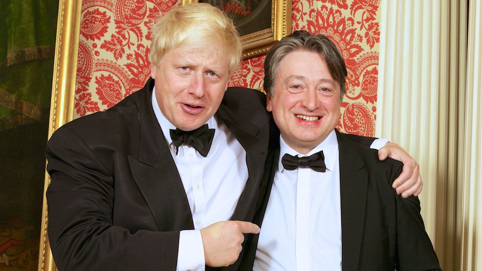 Boris Johnson and Alexander Temerko