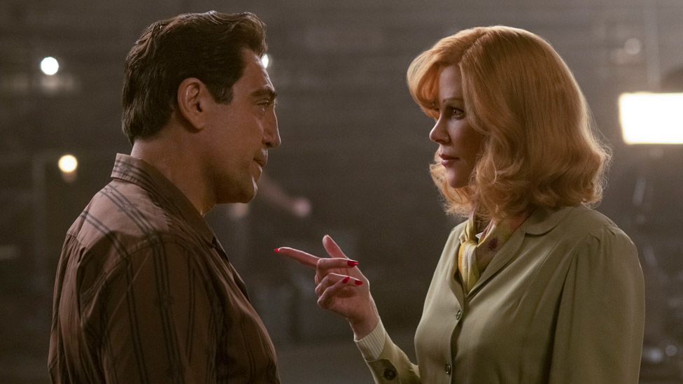 Javier Bardem and Nicole Kidman in Being the Ricardos