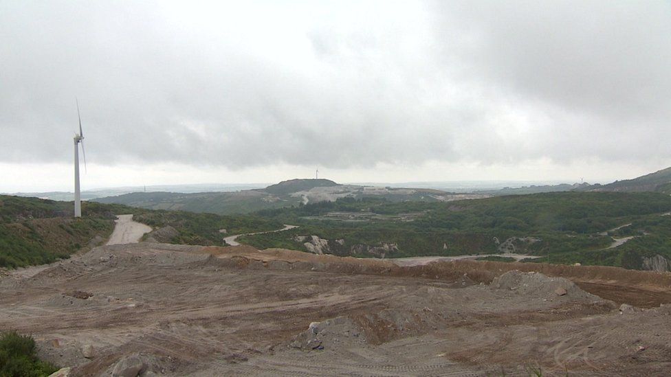 Imerys mining site, near St Austell