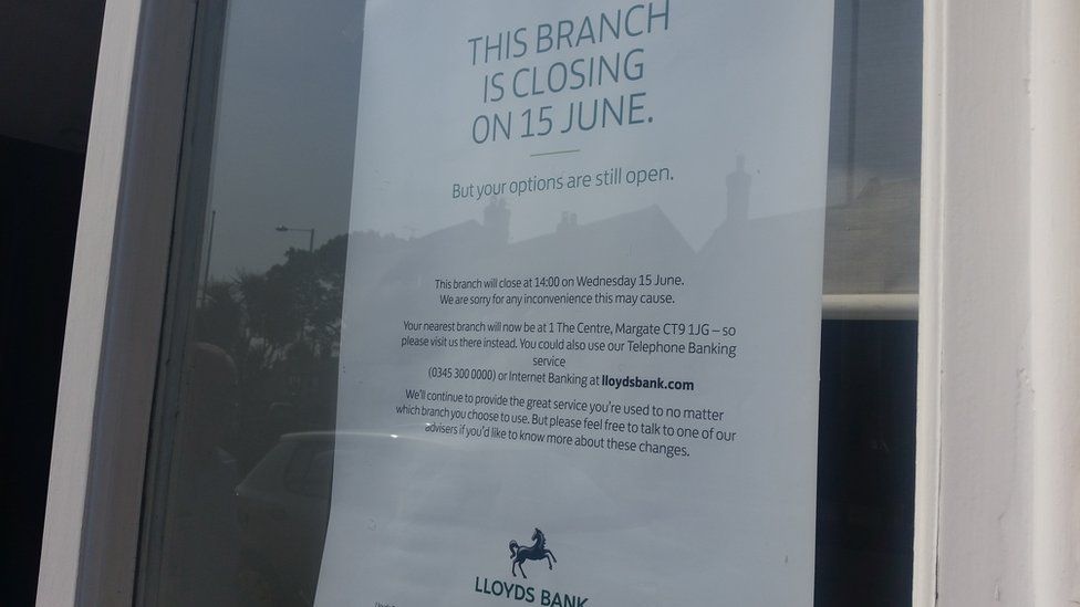 Lloyds Bank branch closure notice