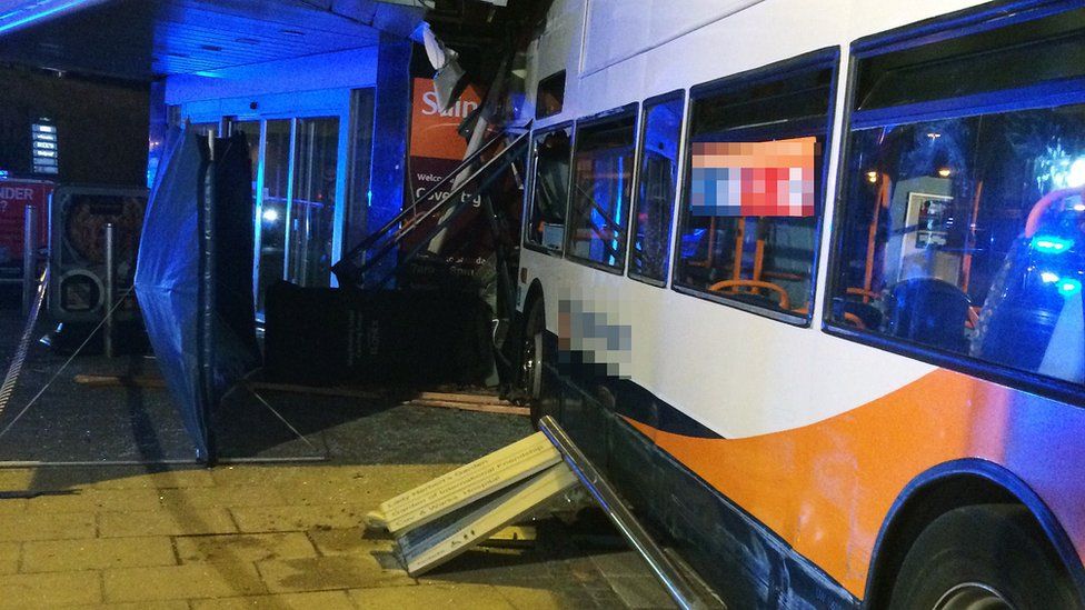Coventry supermarket bus crash