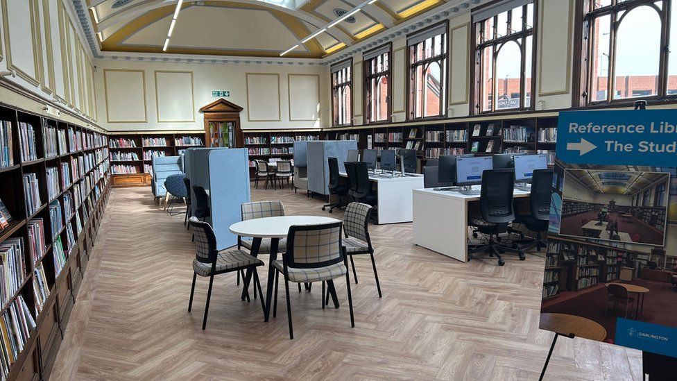 Darlington Library to start new chapter after £3.7m refurb BBC News