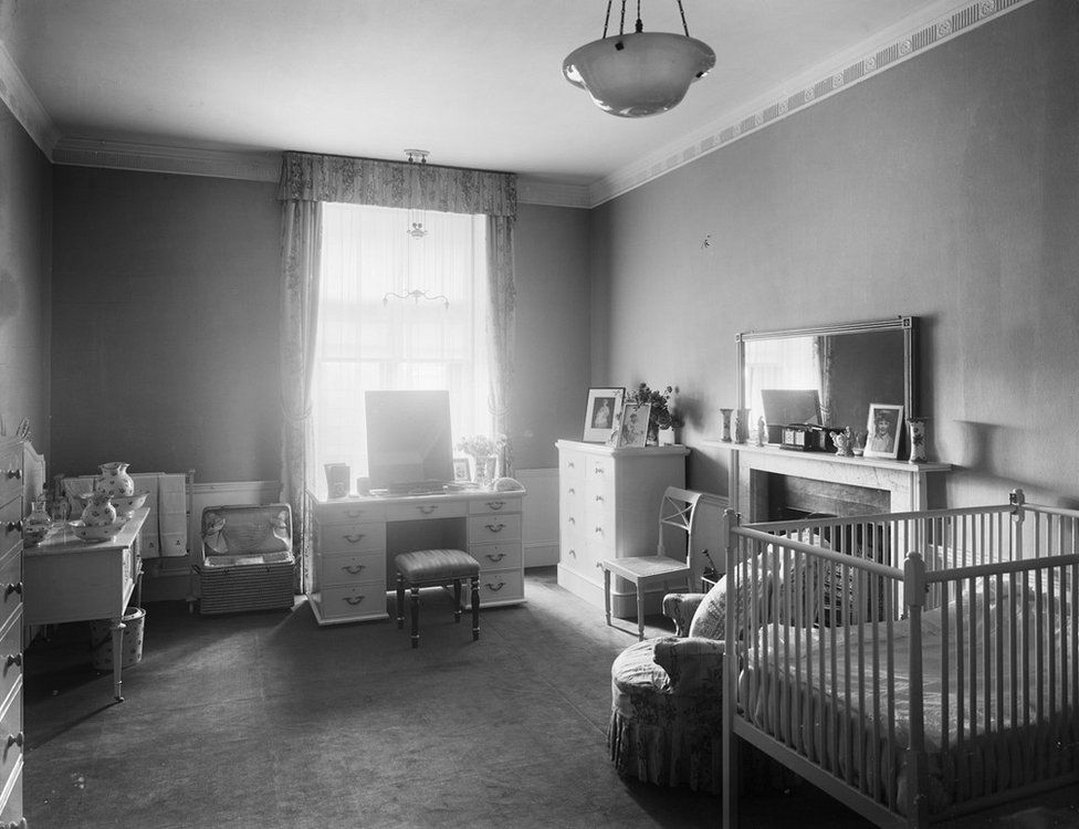 The night nursery at 145 Piccadilly, looking towards the window