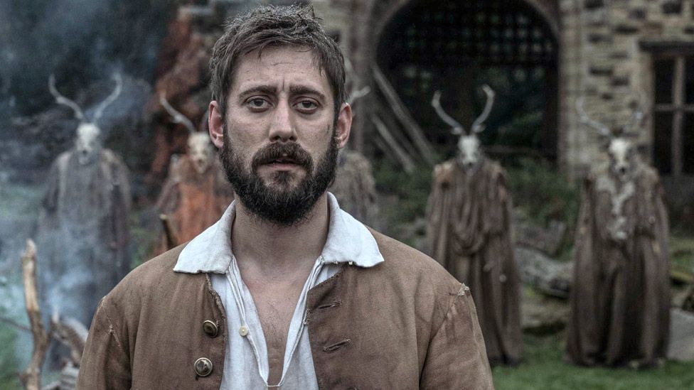 David Hartley (Michael Socha) and the Stagmen in The Gallows Pole