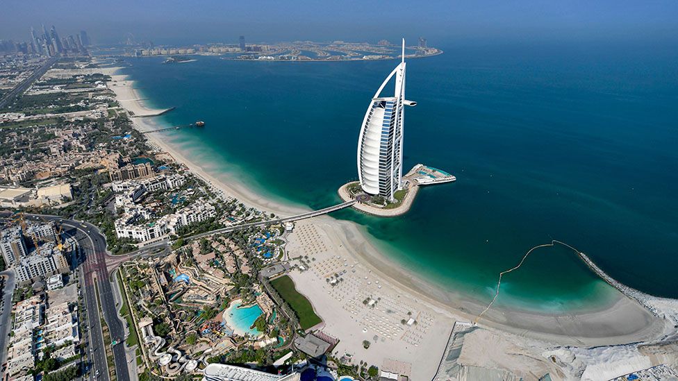 The Burj seafront in Dubai