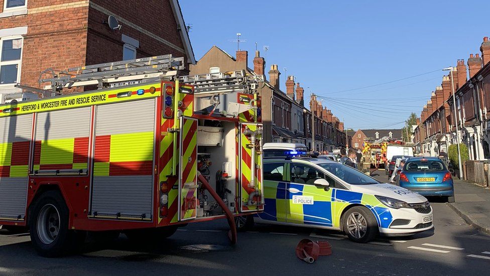 Kidderminster fire Large blaze sends smoke across town BBC News