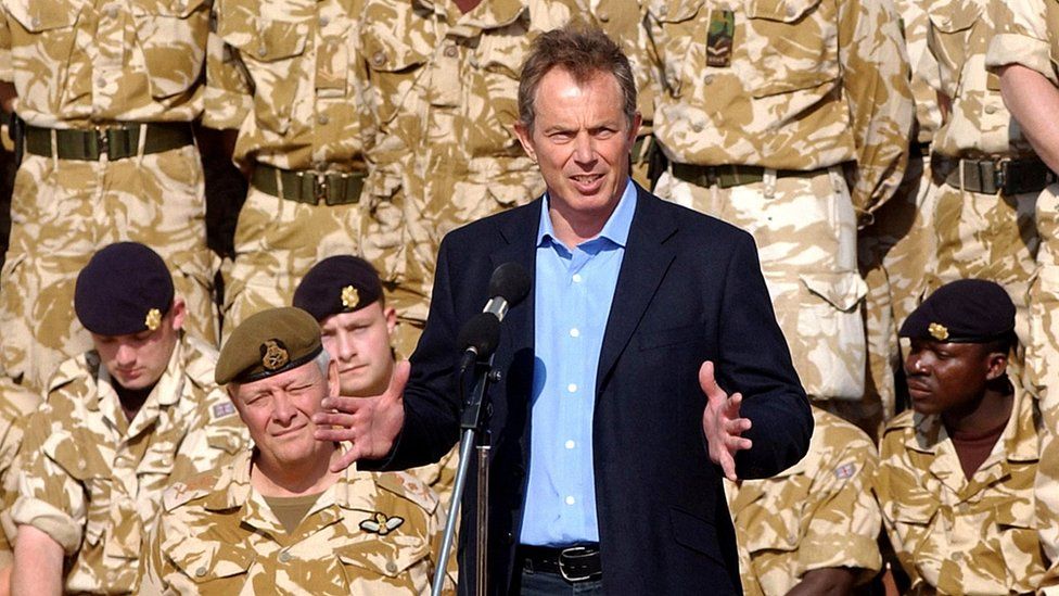 Tony Blair in Basra