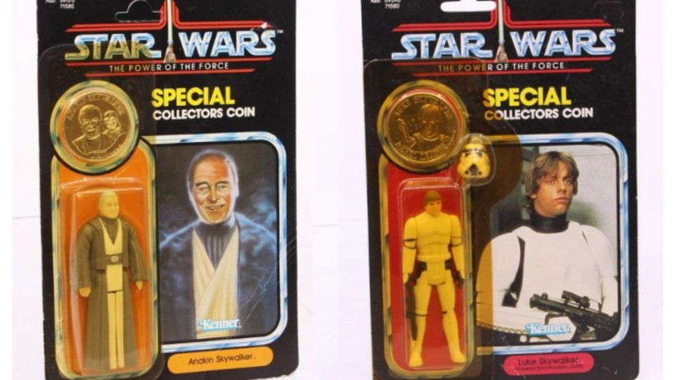 balkon bold omhyggelig Star Wars toy bought for 99p 'could fetch £1,000' at auction - BBC News