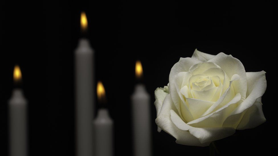 Rose and candles