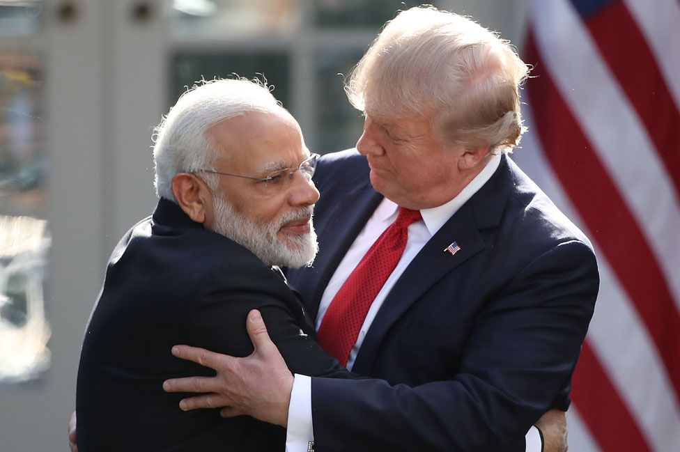 Modi visit to US: Trump appearance signals importance of India - BBC News