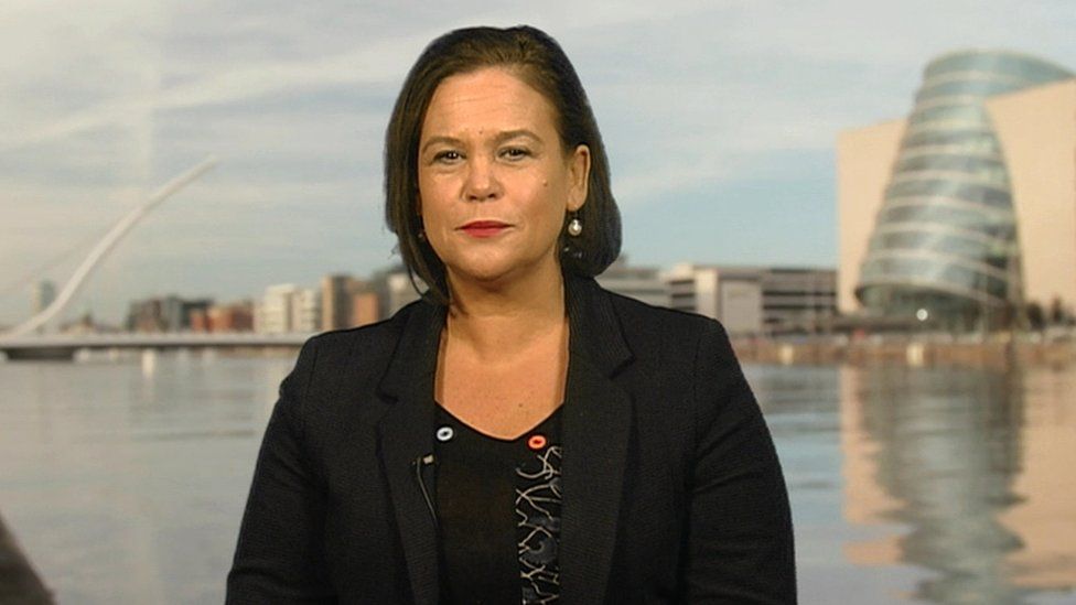 Mary Lou McDonald accused Fianna Fáil and Fine Gael of sitting "on the sidelines"