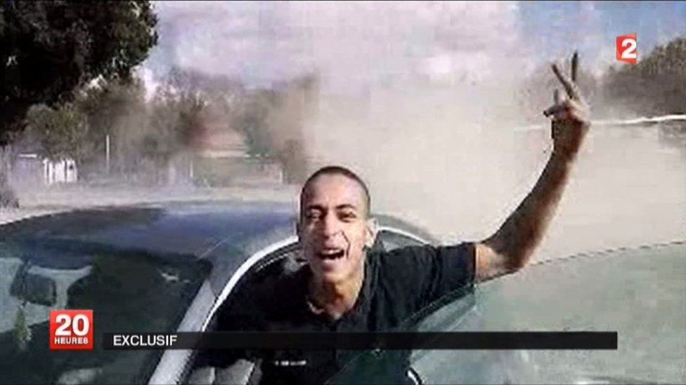 Image on France 2 TV said to show Mohamed Merah