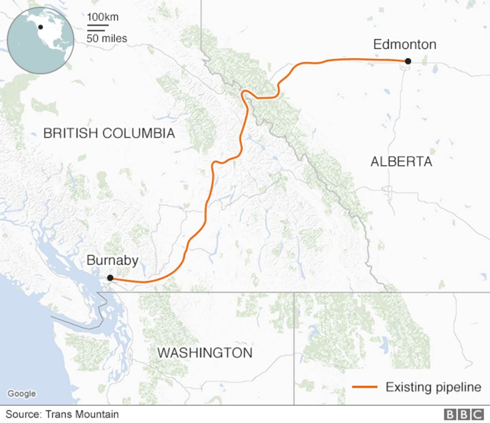 Trans Mountain Canada approves 4.5bn oil pipeline project BBC News