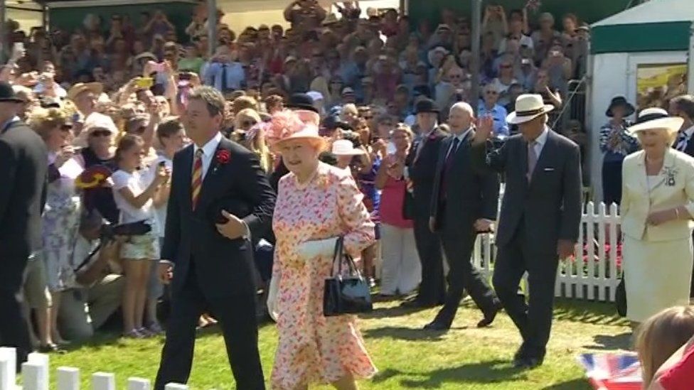 The Queen at New Forest Show