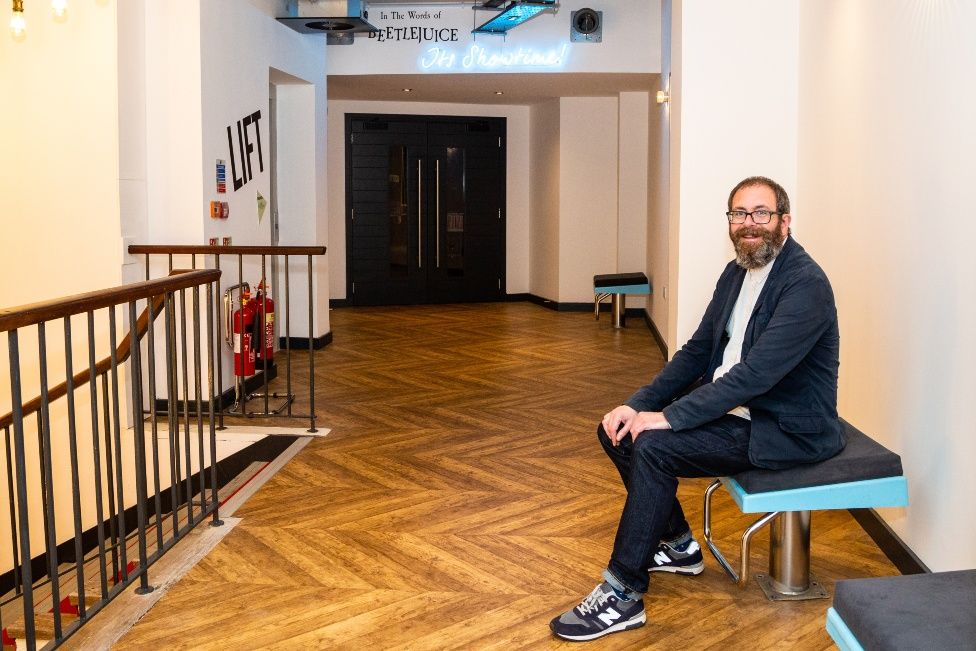 derelict swimming pool makes splash as new montrose cinema bbc news derelict swimming pool makes splash as new montrose cinema bbc news