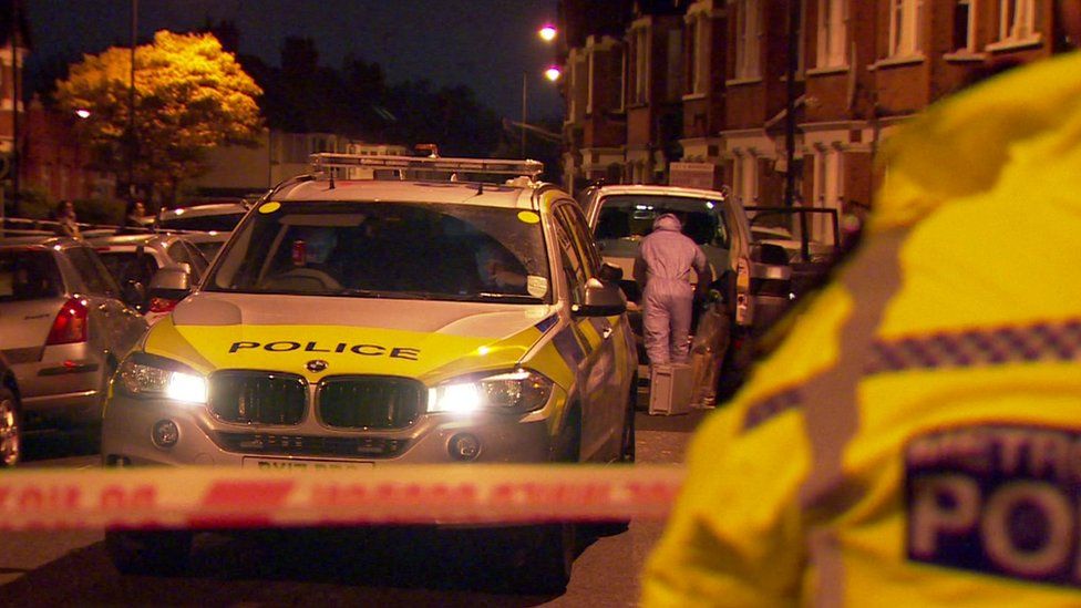 Scene of shooting in Willesden