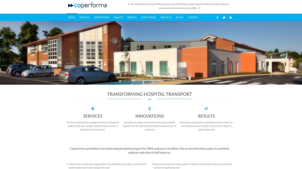 Coperforma website