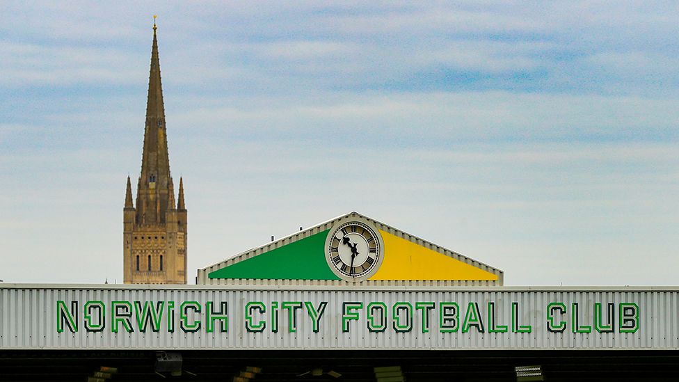 A general view of Norwich City's home ground Carrow Road