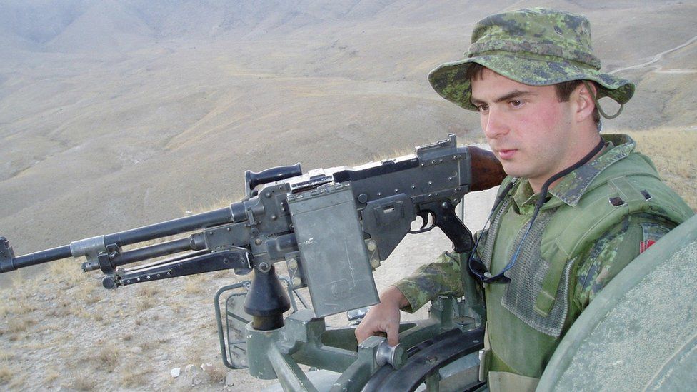 Private Thomas Welch in Afghanistan